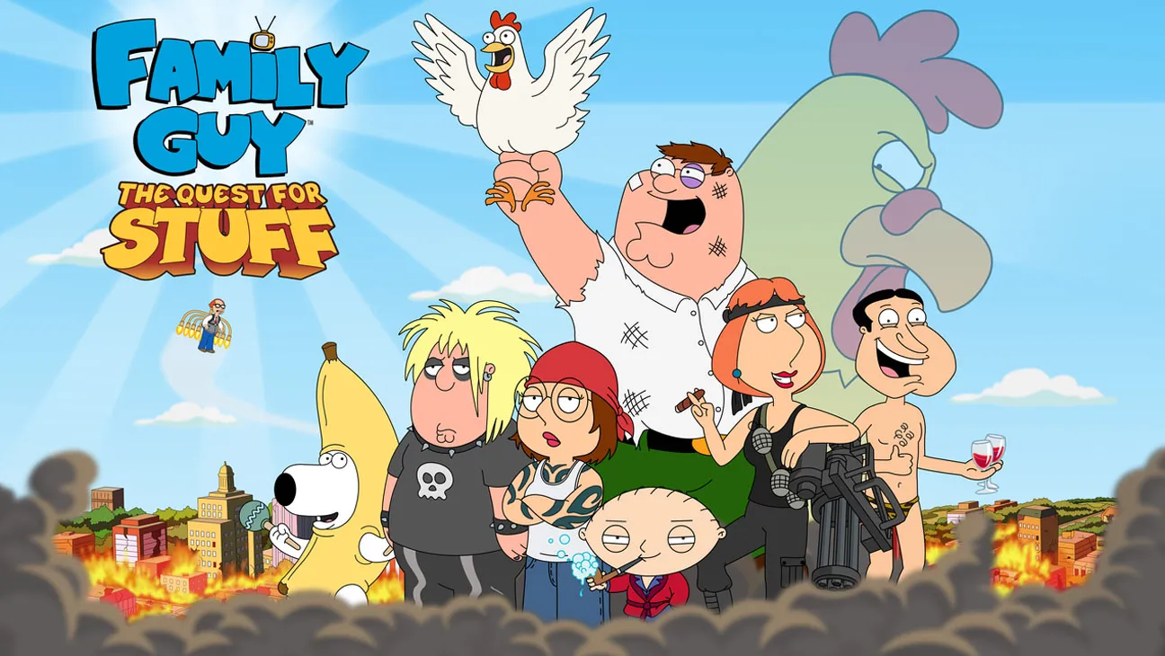 Family Guy: The Quest for Stuff key art